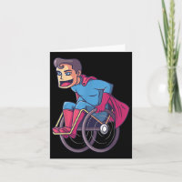 Rollstuhlsuperhero I Amputee Handicap Behinderung
