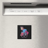 Rollstuhlsuperhero I Amputee Handicap Behinderung Magnet (In Situ (Geschirrspüler))