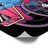 Rollstuhlsuperhero I Amputee Handicap Behinderung Poster (Ecke)