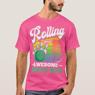 Rollt in 5 Jahre Bowling-Geburtstagsfeier 5. Gebur T-Shirt