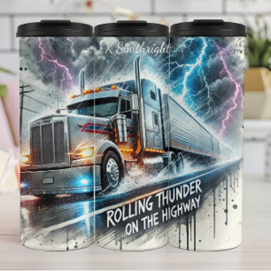 Rollthunder Semi Truck Storm Thermosbecher