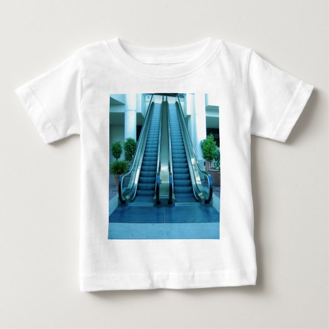 Rolltreppe Baby T-shirt (Vorderseite)
