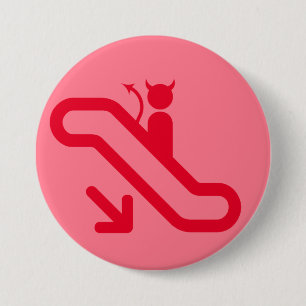 Rolltreppe, kein Treppenhaus Button