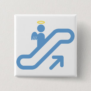 Rolltreppe, kein Treppenhaus Button