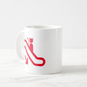 Rolltreppe, kein Treppenhaus Kaffeetasse (Vorderseite Links)