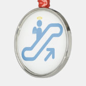 Rolltreppe, kein Treppenhaus Ornament Aus Metall (Links)