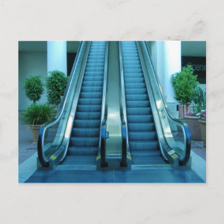 Rolltreppe Postkarte