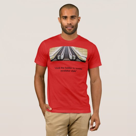 Rolltreppen-Art T T-Shirt (Vorne ganz)