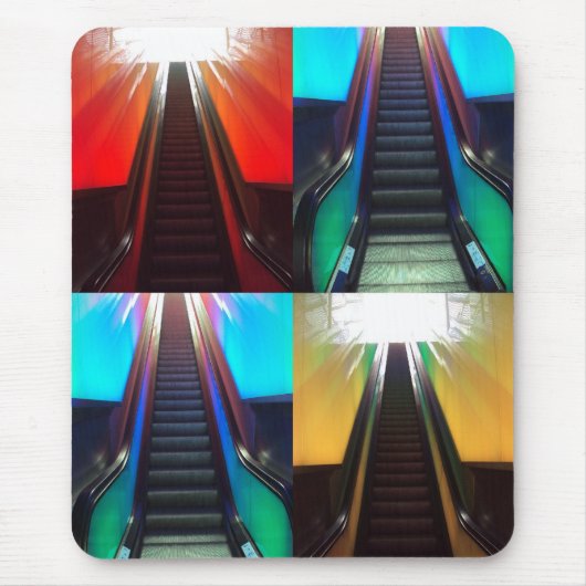 Rolltreppen-Mäusematte Mousepad (Vorne)