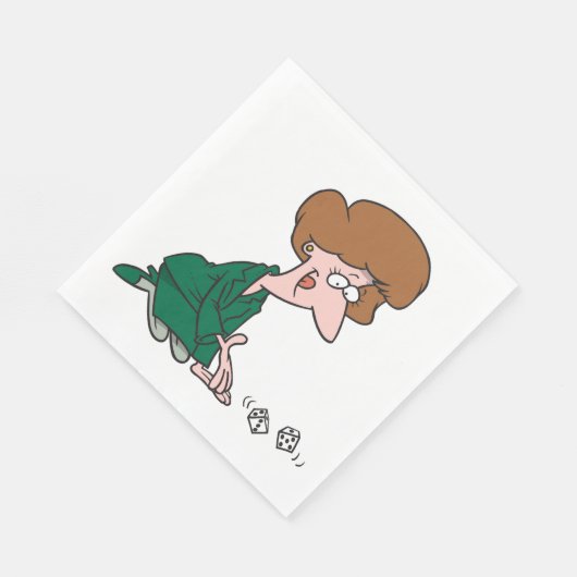 Rollwagentpapier Napkins Serviette (Ecke)