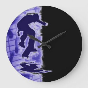 Rollwand Große Wanduhr
