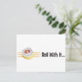 Rollwithit.pdf Postkarte (Stehend Vorderseite)