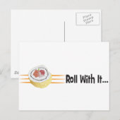 Rollwithit.pdf Postkarte (Vorne/Hinten)