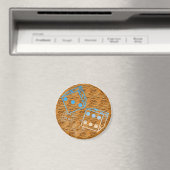 Rollwürfel auf Tiger-Druck Magnet (In Situ (Geschirrspüler))