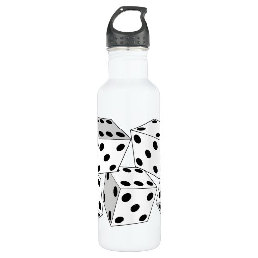 Rollwürfelflasche Edelstahlflasche (Vorderseite)