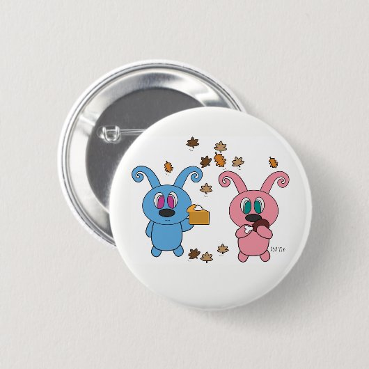 Rollys Herbst-Knopf Button (Vorne & Hinten)