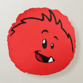 Roly-Poly Monster Throw Kissen (Vorderseite)