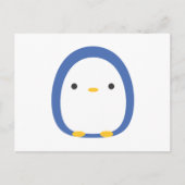 Roly Poly Penguin Postkarte (Vorderseite)