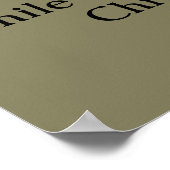 Rom 5:8 Yellow and black canary mockingbird Poster (Ecke)