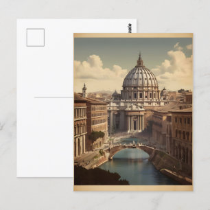 Rom altertümliches Plakat Postkarte