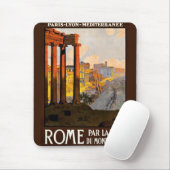 Rom an Dämmerungs-Gleichheits-La Voie Reise-Plakat Mousepad (Mit Mouse)