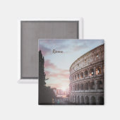 Rom Antike Architektur Sonnenuntergang Stadt Magnet (Vorderseite/Rückseite)