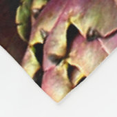 Rom-Artischocken Fleecedecke (Ecke)