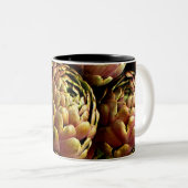 Rom-Artischocken Zweifarbige Tasse (VorderseiteRechts)