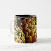Rom-Artischocken Zweifarbige Tasse (Vorderseite Links)