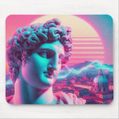 Rom | Ätherischer Träumerischer Urbaner Vaporwave Mousepad (Vorne)