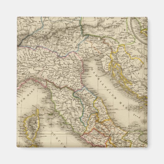 Rom Atlas Map Magnet (Vorne)