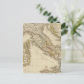 Rom Atlas Map Postkarte (Stehend Vorderseite)