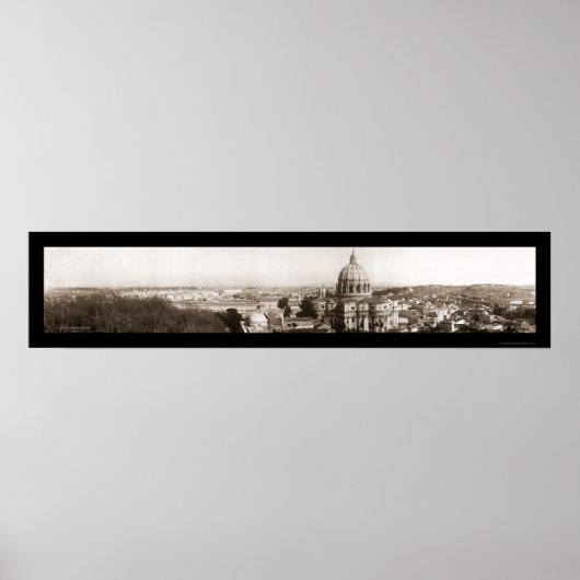 Rom aus dem Vatikanischen Foto 1909 Poster (Vorne)