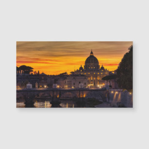 Rom bei Sonnenuntergang Magnetkarte