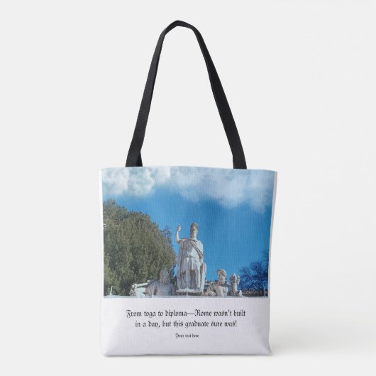 Rom Bilder personalisierte Tasche (Rückseite)