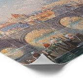 Rom, Blick auf Castel Sant’angelo Poster (Ecke)