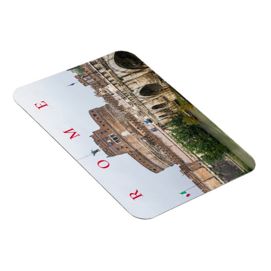 Rom Castel Sant'Angelo Kühlschrankmagnet Magnet (Rechte Seite)