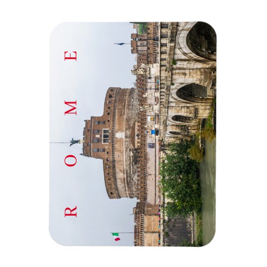 Rom Castel Sant'Angelo Kühlschrankmagnet Magnet (Vertikal)