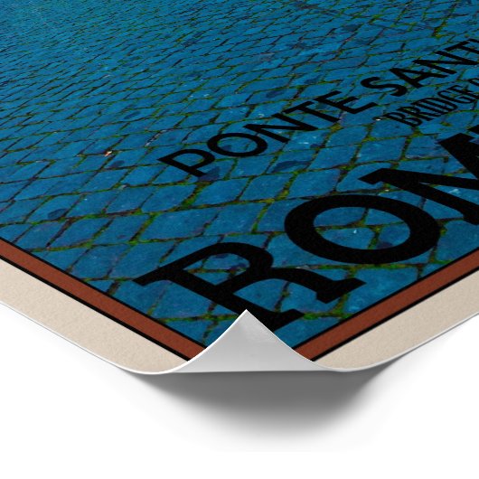 Rom - Castel Sant'Angelo Poster (Ecke)