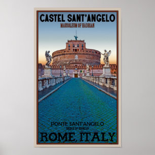 Rom - Castel Sant'Angelo Poster