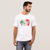 Rom CBD 0020 - Flaggen-Spritzer T-Shirt (Vorne ganz)