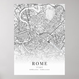 Rom City Map Poster