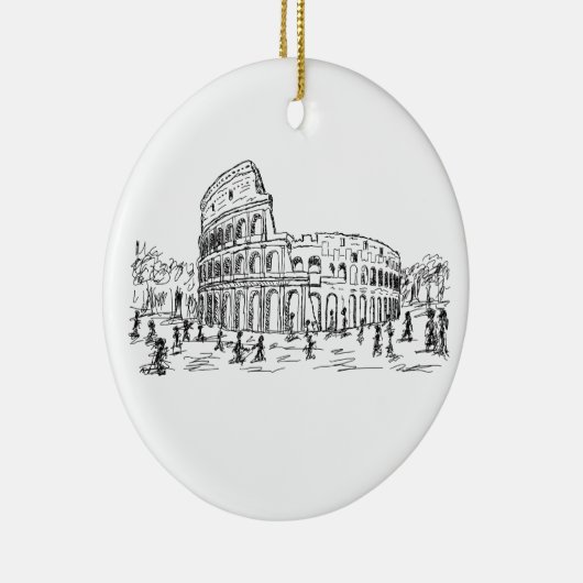 Rom colosseum keramikornament (Rechts)