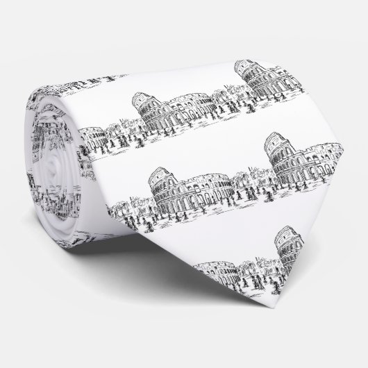 Rom colosseum krawatte (Gerollt)