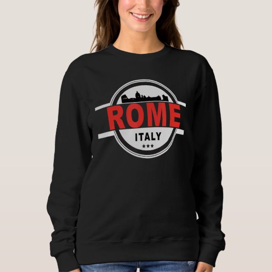Rom Colosseum Roma Italia Sweatshirt (Vorderseite)