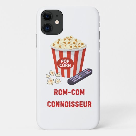 Rom-Com Connossieur Case-Mate iPhone Hülle (Rückseite)