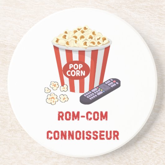 Rom-Com Connossieur Getränkeuntersetzer (Vorne)