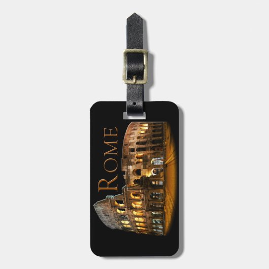 Rom: Das Kolosseum Gepäckanhänger (Vorderseite vertikal)