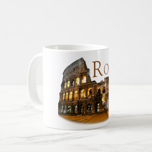 Rom: Das Kolosseum Kaffeetasse (Vorderseite Links)
