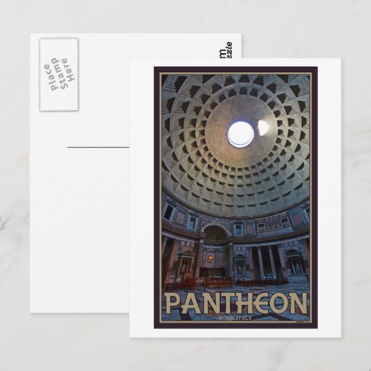 Rom - Das Pantheon Postkarte (Vorne/Hinten)